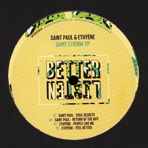 Saint Paul / Ethyene - Saint Etienne EP