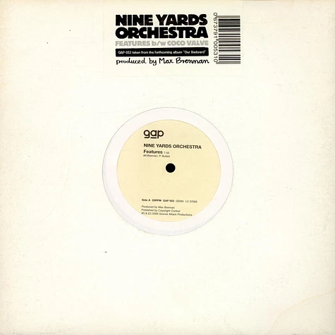 Nine Yards Orchestra - Features / Coco Valve