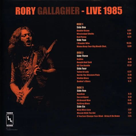 Rory Gallagher - Live 1985