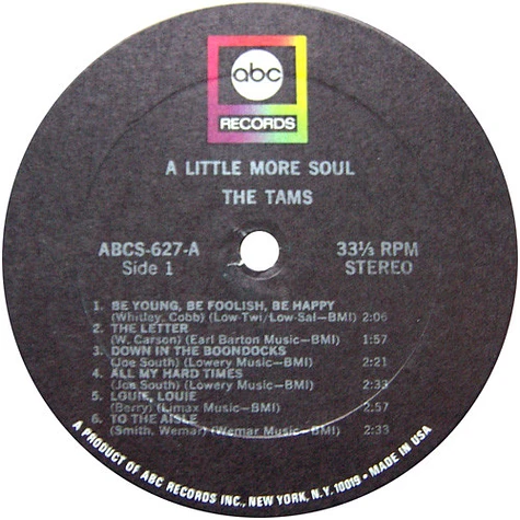 The Tams - A Little More Soul