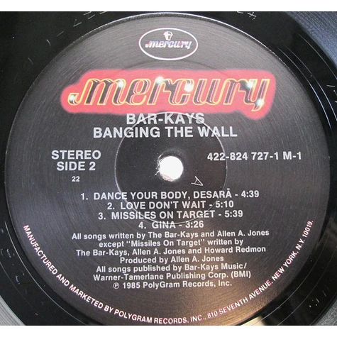 Bar-Kays - Banging The Wall