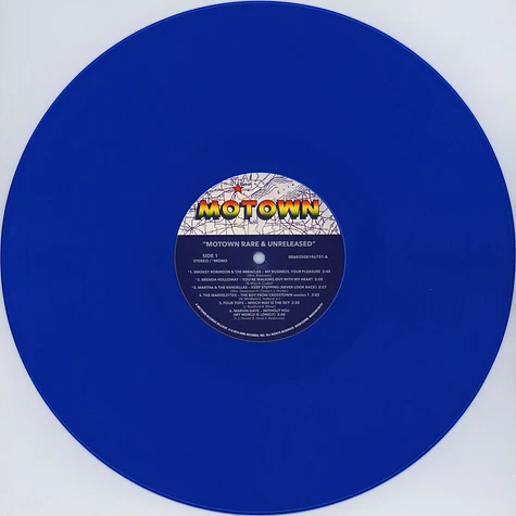 V.A. - Motown Rare & Unreleased Colored Black Friday Record Store Day 2019 Edition