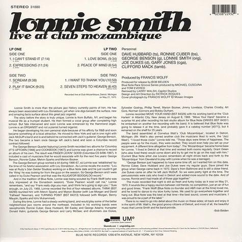 Lonnie Smith - Live At Club Mozambique