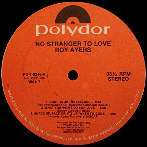 Roy Ayers - No Stranger To Love