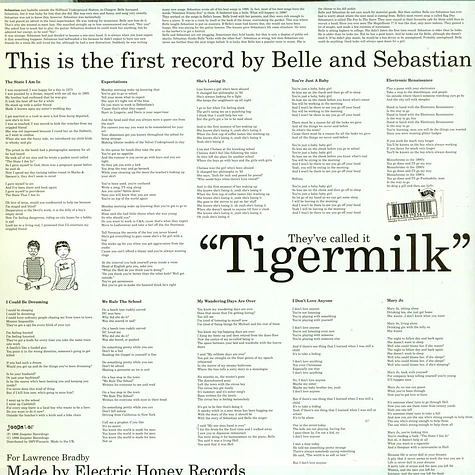 Belle & Sebastian - Tigermilk