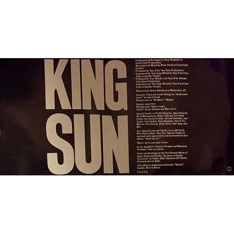 King Sun - Righteous But Ruthless