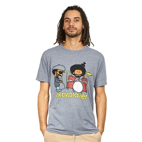 The Roots - Black Thought & Questlove Okayplayer T-Shirt (Grey) | HHV