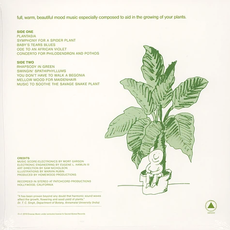 Mort Garson - Mother Earth's Plantasia Green Starburst Vinyl Edition