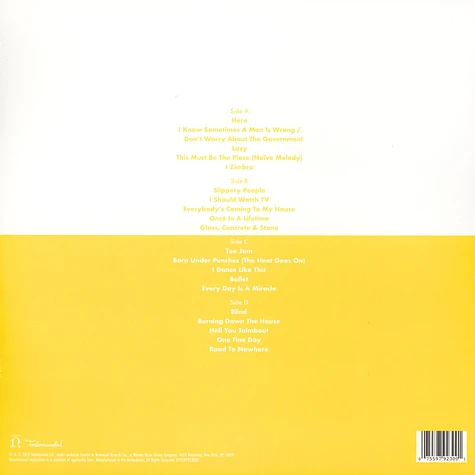David Byrne - OST American Utopia On Broadway - Vinyl 2LP - 2018 - EU -  Reissue