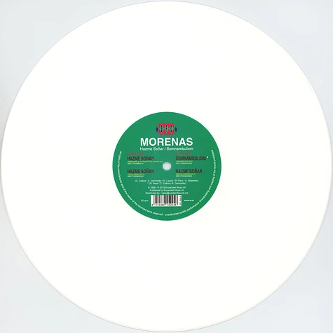 Morenas - Hazme Sonar & Somnambulism White Vinyl Edition