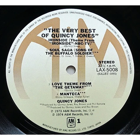 Quincy Jones - The Very Best Of Quincy Jones