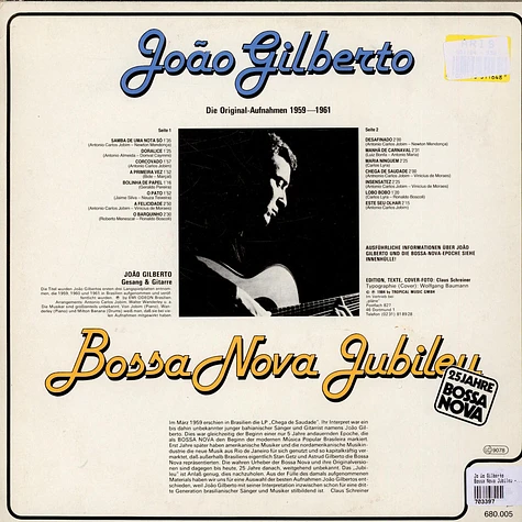Joao Gilberto - Bossa Nova Jubileu - 25 Jahre Bossa Nova