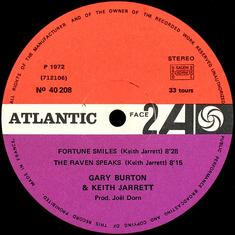 Gary Burton & Keith Jarrett - Gary Burton & Keith Jarrett