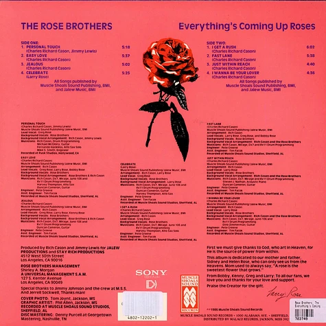 The Rose Brothers - Everything's Coming Up Roses