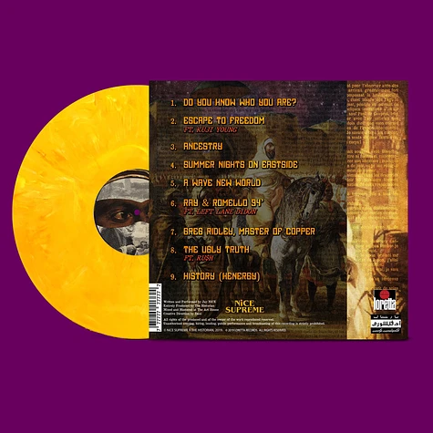 Jay Nice & The Historian - Supreme Black History Yellow Vinyl Edition W/Obi Strip