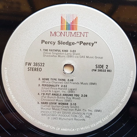 Percy Sledge - Percy!