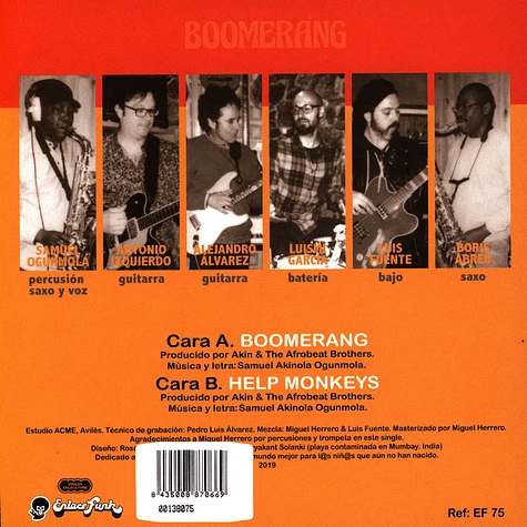 Akin & The Afrobeat Brothers - Boomerang