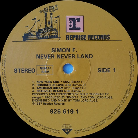 Simon Fellowes - Never Never Land