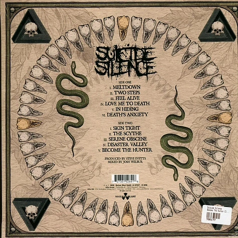 Suicide Silence - Become The Hunter Clear/Black/White Splatter Vinyl Edition