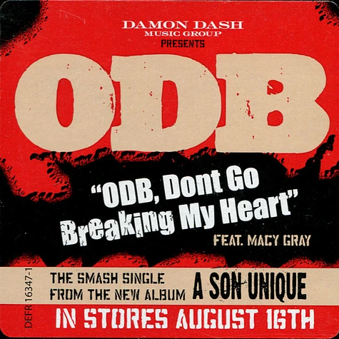 Ol' Dirty Bastard featuring Macy Gray - ODB, Don't Go Breaking My Heart