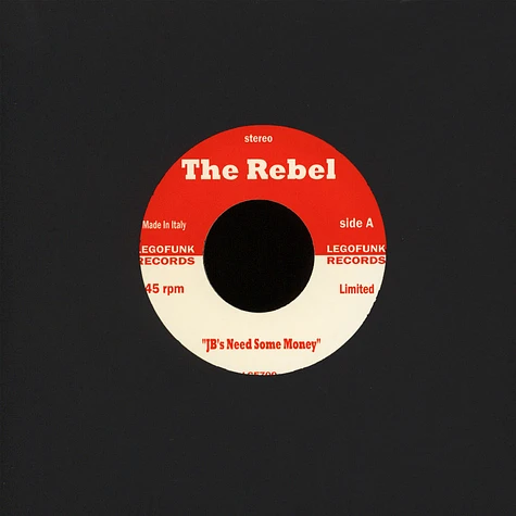 The Rebel / Pcj Project - Jb's Need Some Money / Hotgroove Black Vinyl Edition