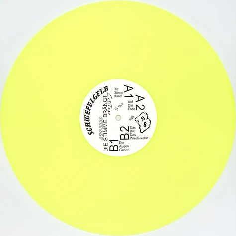 Schwefelgelb - Die Stimme Drängt EP Fluorescent Yellow Vinyl Edition