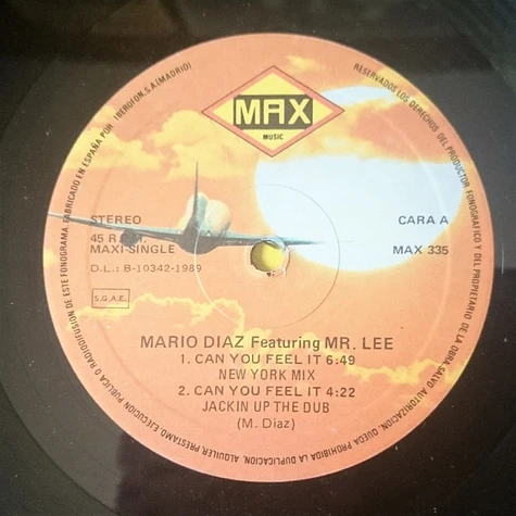 Mario Diaz Featuring Mr. Lee - Can You Feel It