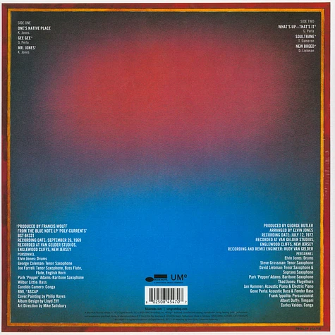 Elvin Jones - Mr Jones Tone Poet Vinyl Edition