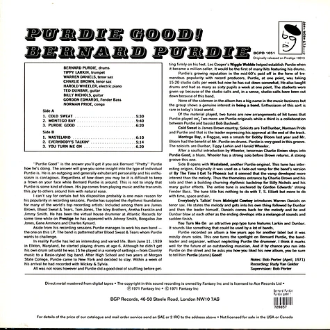 Bernard Purdie - Purdie Good!
