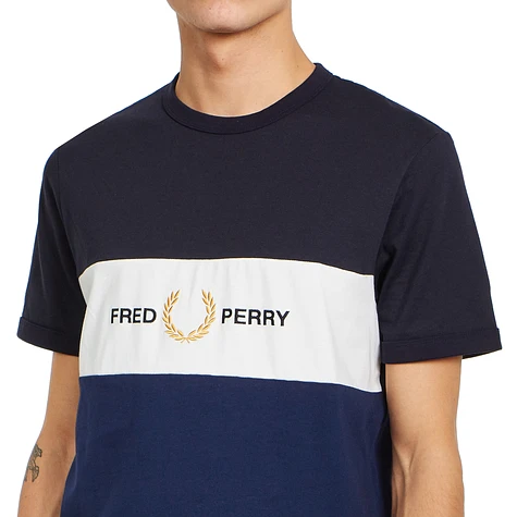 Fred Perry - Embroidered Panel T-Shirt