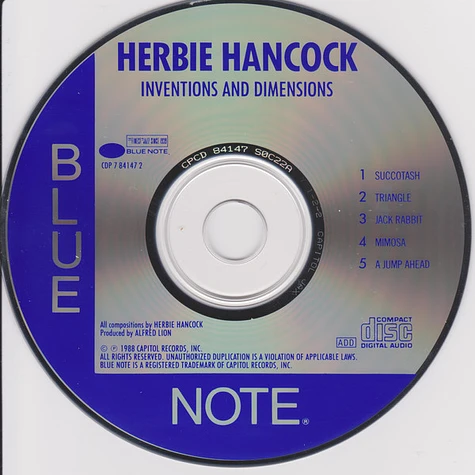 Herbie Hancock - Inventions And Dimensions