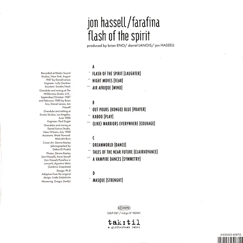 Jon Hassell / Farafina - Flash Of The Spirit