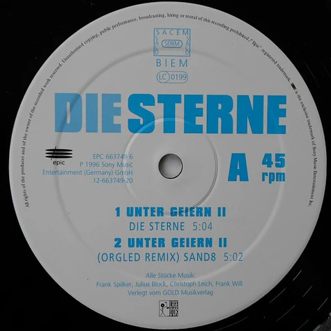 Die Sterne - Unter Geiern II