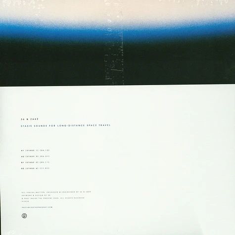 36 / Zake - Stasis Sounds For Long Distance Space Travel Blue Vinyl Edition