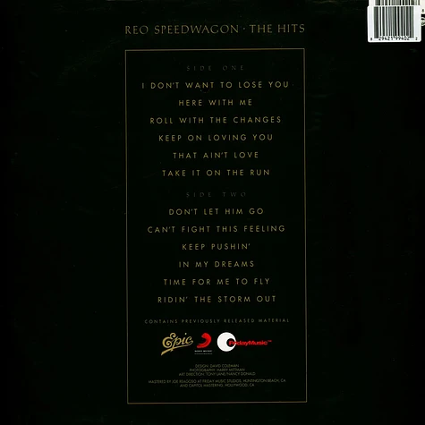 REO Speedwagon - The Hits Swirl Vinyl Edition