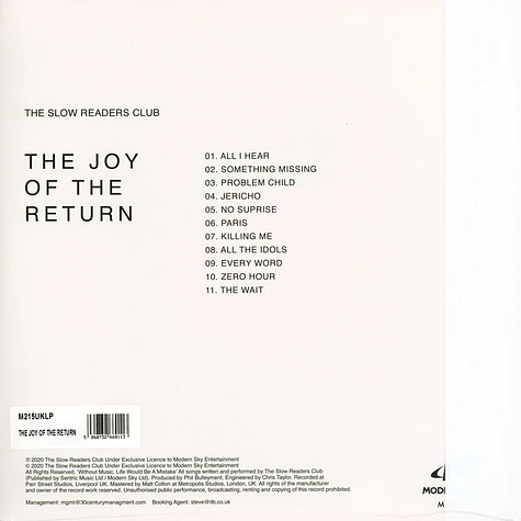 The Slow Readers Club - The Joy Of The Return Magenta Colored Vinyl Edition