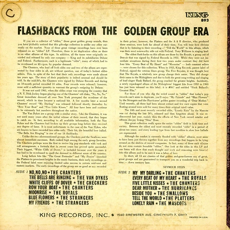 V.A. - 14 Hit Flashbacks From The Golden Group Era