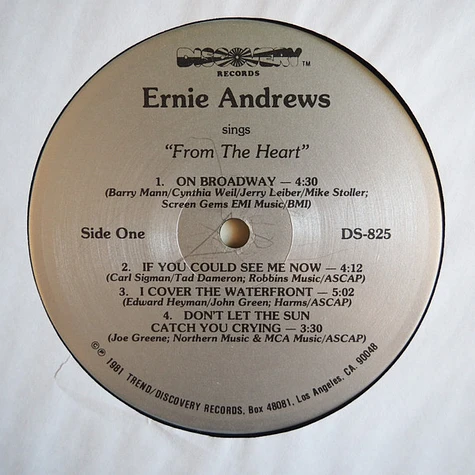 Ernie Andrews - Sings From The Heart