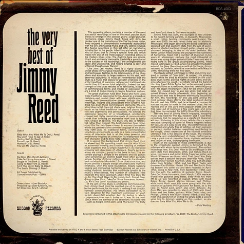 Jimmy Reed - The Very Best Of Jimmy Reed