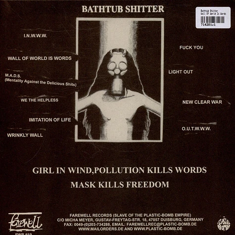 Bathtub Shitter - Wall Of World Is Words
