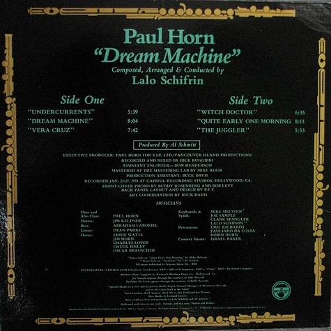 Paul Horn - Dream Machine