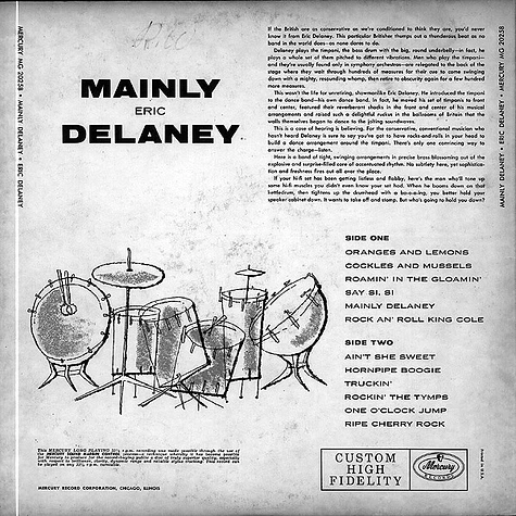 Eric Delaney And His Orchestra - Mainly Delaney