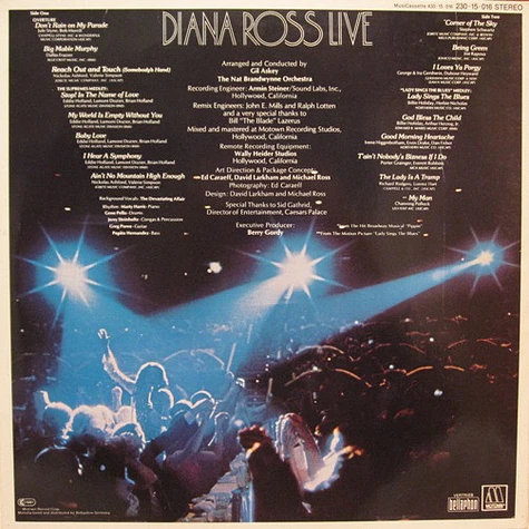 Diana Ross - "Diana Ross Live" At Caesars Palace