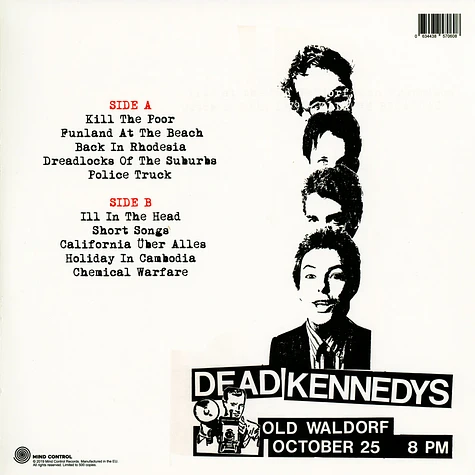 Dead Kennedys - Live At The Old Waldorf San Francisco 1979