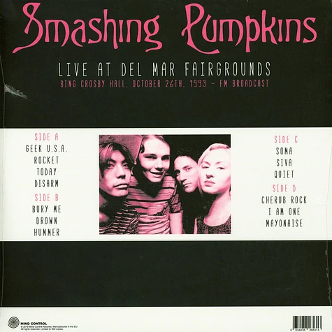 The Smashing Pumpkins - Live At Del Mar Fairgrounds Bing Crosby Hall 1993