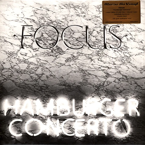 Focus - Hamburger Concerto Limited Numbered Silver Vinyl Edition