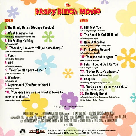 V.A. - OST The Brady Bunch Movie Blue Vinyl Edition