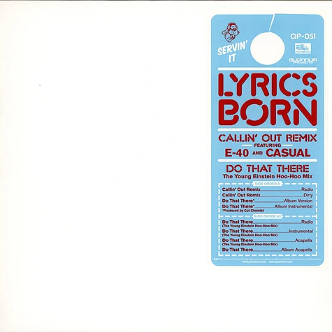 Lyrics Born - Callin' Out Remix / Do That There
