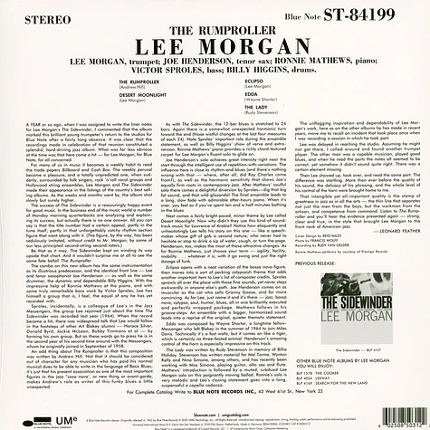 Lee Morgan - The Rumproller