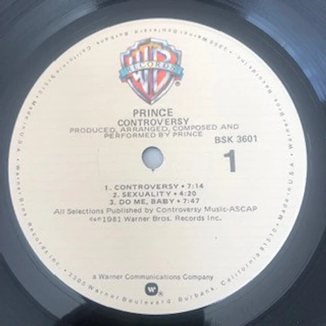 Prince - Controversy